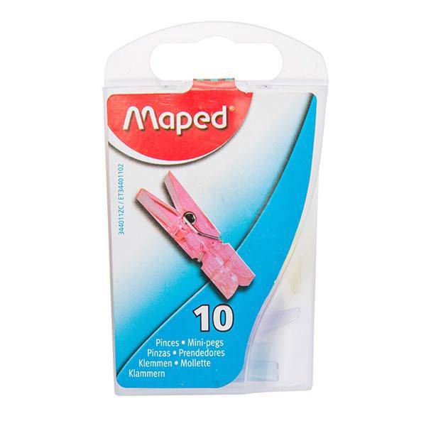 گیره کاغذ مپد کد 344011 - بسته 10 عددی، Maped Paper Clips Code 344011 - Pack Of 10