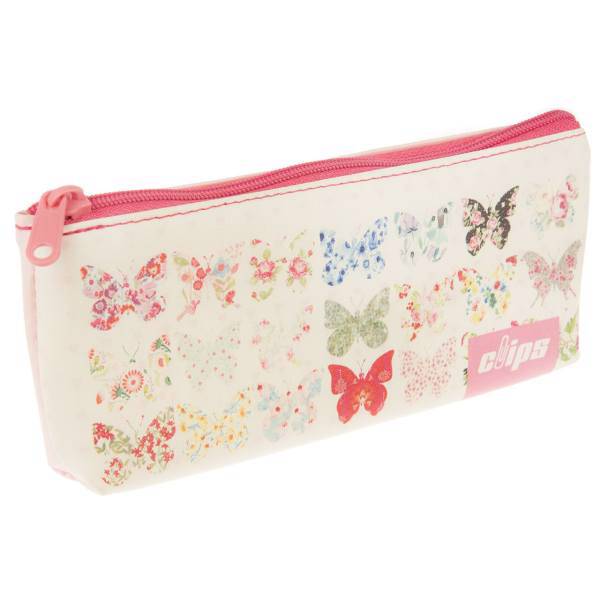 جامدادی کلیپس طرح پروانه 2، Clips Butterfly 2 Pencil Case