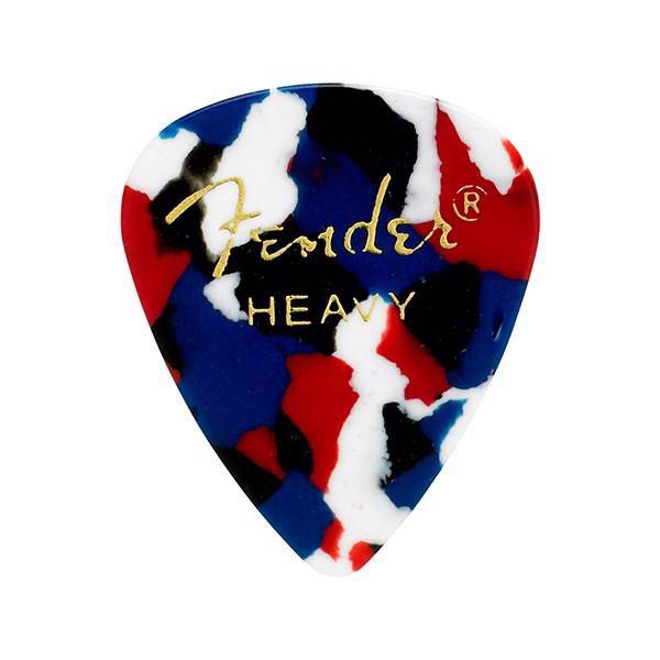 پیک گیتار الکتریک فندر مدل 351 شیپ پرمیوم هوی، Fender 351 Shape Premium Picks Heavy