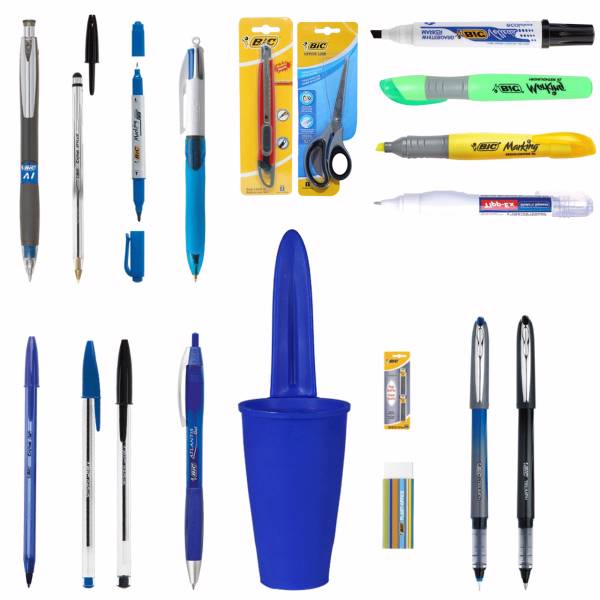 ست 22 تکه لوازم التحریر بیک مدل Boys High School 03، Boys High School 03 Stationery Set 22 pcs