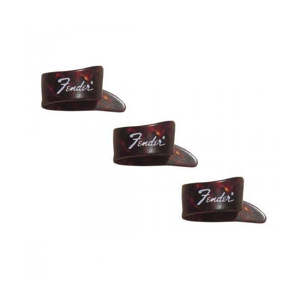 پیک انگشتی گیتار الکتریک فندر مدل کلاسیک سلولوید مدیوم بسته‌ سه عددی، Fender Thumb Classic Celluloid Medium Fingering Pick