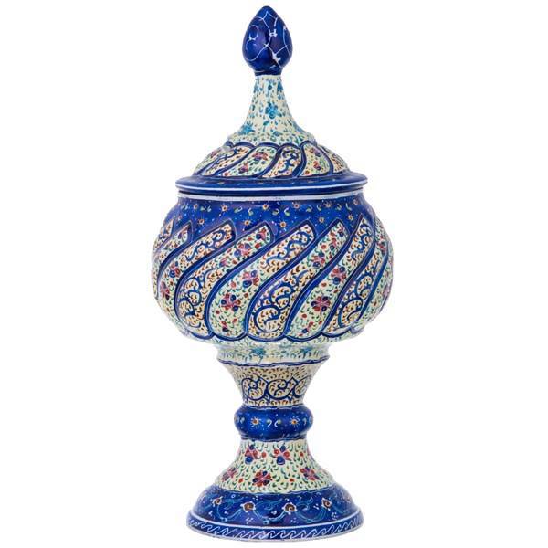 گز خوری مسی میناکاری شده اثر شیرازی طرح 2 سایز مینیاتوری
