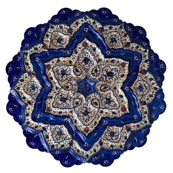 بشقاب میناکاری رستا طرح 253-15-102 قطر 20 سانتی متر