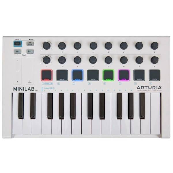 کیبورد میدی کنترلر آرتوریا مدل MiniLab Mk II، Arturia MiniLab Mk II Midi Controller Keyboard