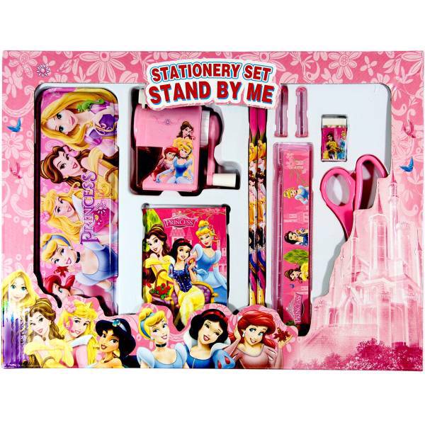 ست 10 تکه لوازم التحریر Stand By Me طرح پرنسس کد 151، Stand By Me Princess 151 Stationery Set 10 pcs