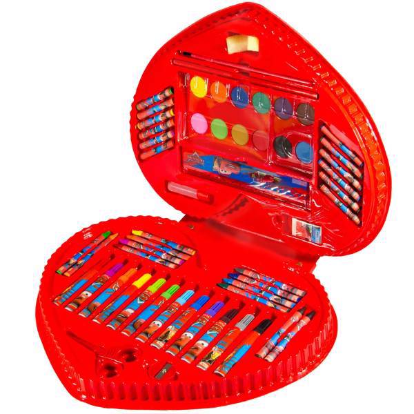 ست نقاشی 57 تکه کیکو مدل ماشین ها کد 26، Kiku Cars 26 Painting Set 57 Pcs