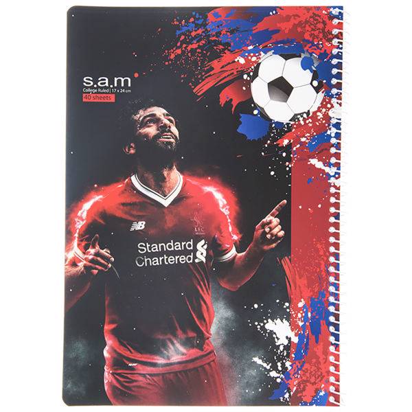 دفتر مشق سم طرح فوتبالی 11، Sam Football 11 Homework Notebook