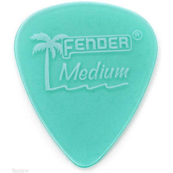 پیک گیتار الکتریک فندر مدل California Clears بسته‌ دوازده عددی، Fender California Clears Medium Pick