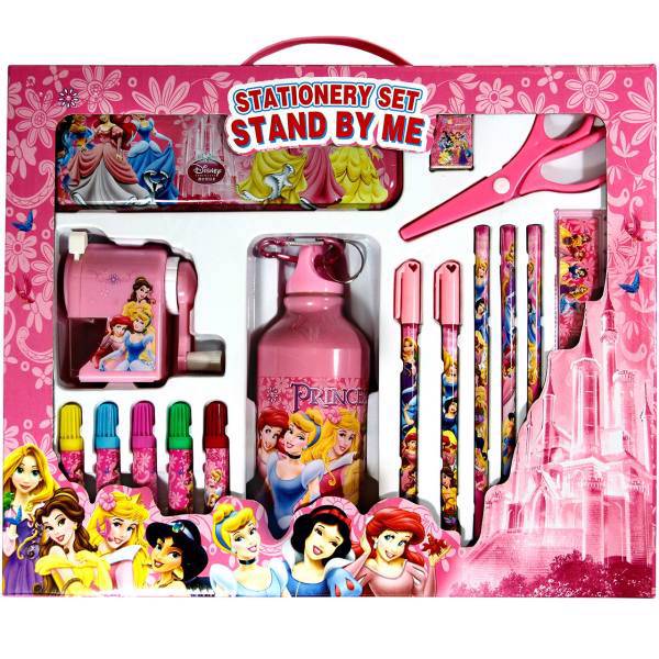 ست 17 تکه لوازم التحریر Stand By Me طرح پرنسس کد 155، Stand By Me Princess 155 Stationery Set 17 pcs