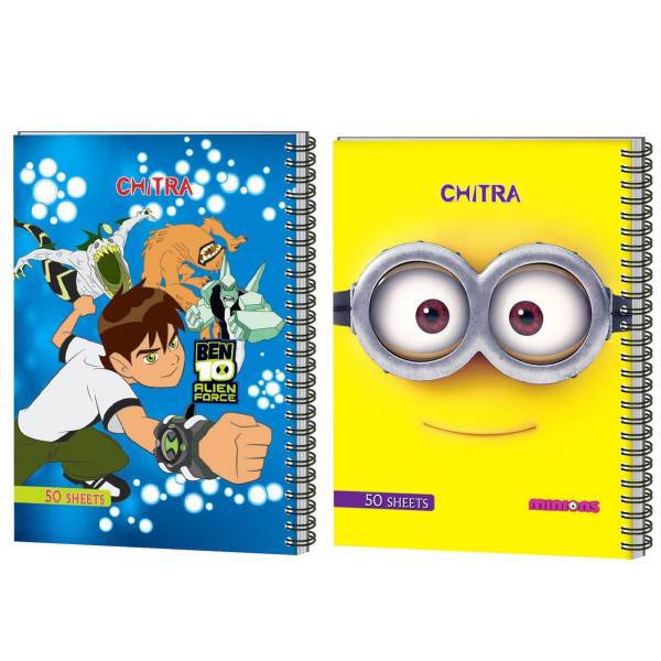دفتر نقاشی چیترا کد1-012 مجموعه 2 عددی، Chitra 012-1 Painting Noebook Set 2 Pcs
