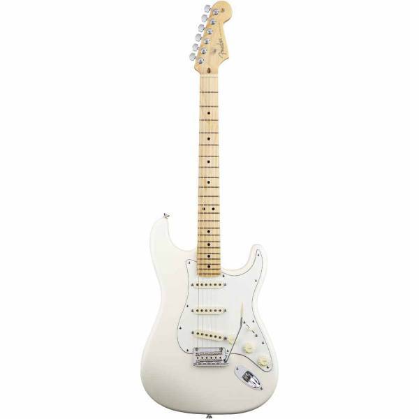 گیتار الکتریک فندر مدل American Standard Stratocaster MN Olympic White، Fender American Standard Stratocaster MN Olympic White Electric Guitar