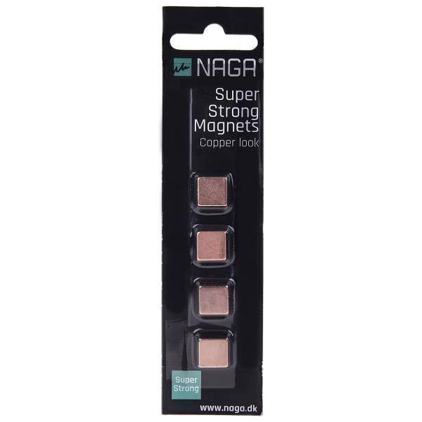 گیره آهنربایی ناگا مدل Copper - بسته 4 عددی، Naga Copper Magnets - Pack of 4