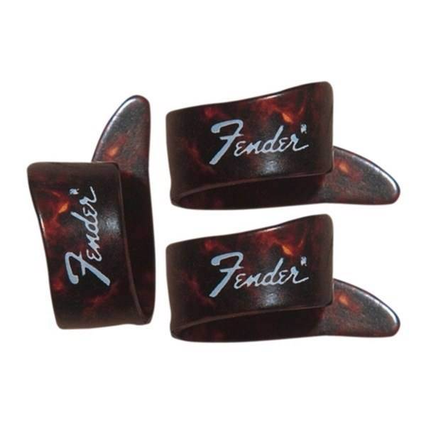 پیک انگشتی گیتار فندر سه عددی مدل Classic Celluloid، Fender Classic Celluloid Finger Pick Set