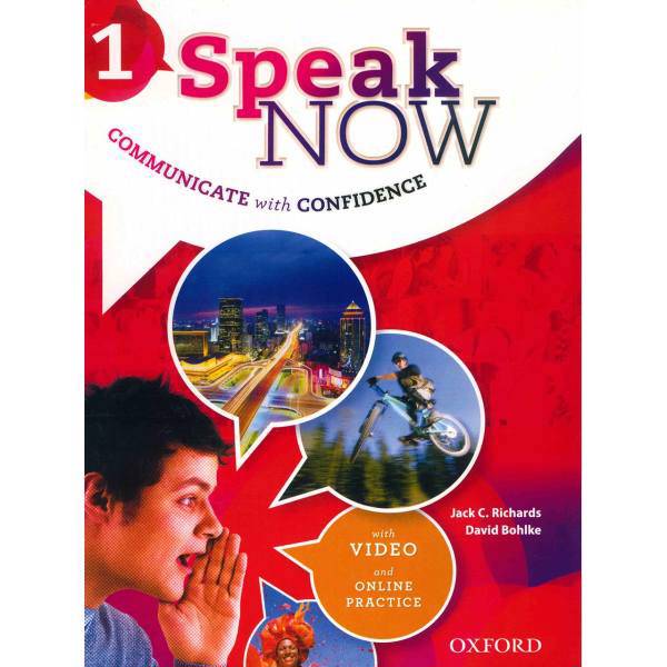 کتاب زبان Speak Now 1 Students Book And Work Book اثر جک سی. ریچاردز - دو جلدی، Speak Now 1 Students Book And Work Book