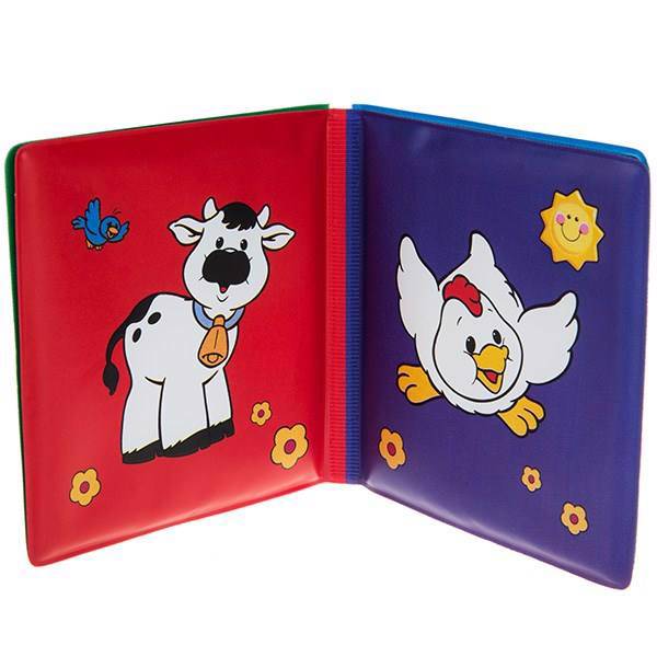 بازی آموزشی کودکان کتاب حمام Fisher Price مدل Little People، Fisher Price Little People Bath Books Intellectual Game