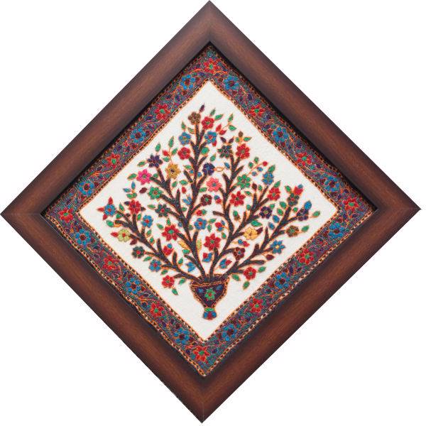 تابلو پته دوزی کوی دوست مدل درخت زندگی کد STREE50، Kooyedoost Pate Board Tree Of Life Diameter 50 cm in 50 cm