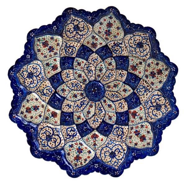 بشقاب میناکاری رستا طرح 255-15-102 قطر 20 سانتی متر