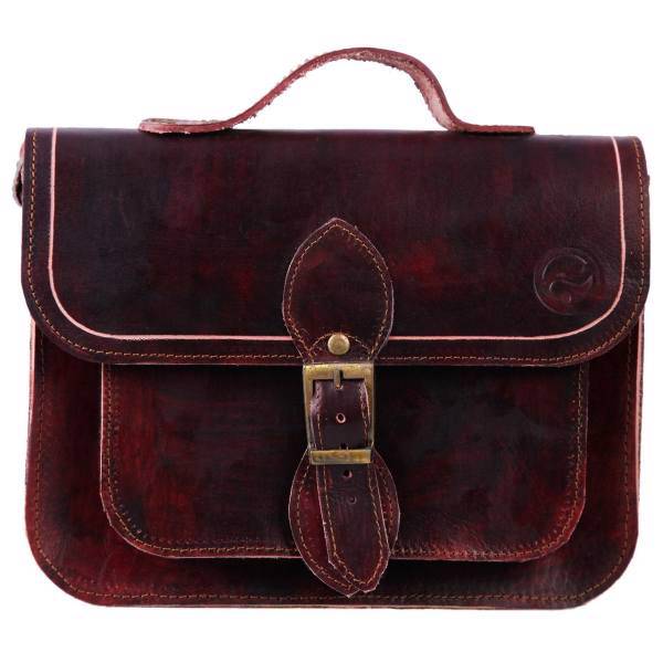 کیف دوشی چرم طبیعی چرم رحیمی کد 225001، Rahimi Leather 225001 Leather Shoulder Bag