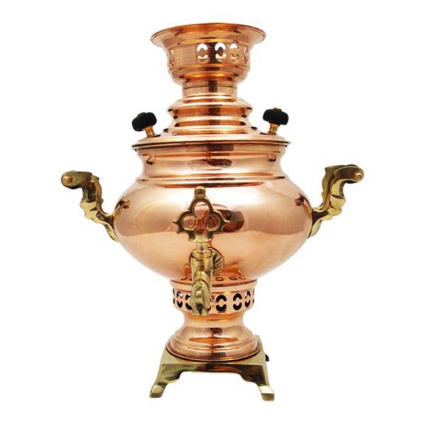 سماور ذغالی مسی کد 1540، 1540 copper samovar