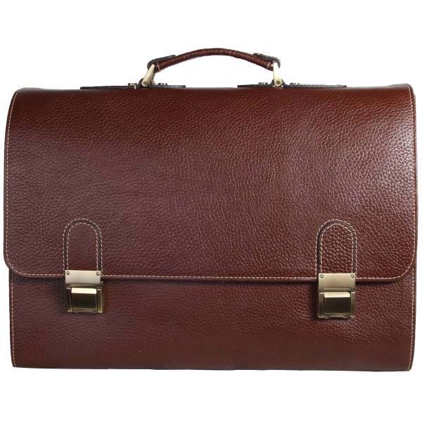 کیف اداری چرم طبیعی شهر چرم مدل H111230-5، Leather City H111230-5 Office Bag