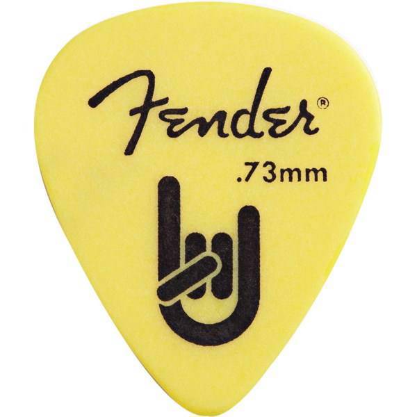 بسته 12 عددی پیک گیتار فندر مدل 0.73 0987351800، Fender 0987351800 0.73 Rock On Touring Pick