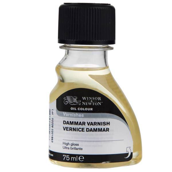 ورنی دامار وینزور کد 3021741 حجم 75 میلی‌لیتر، Winsor 3021741 Dammar Varnish 75 ml