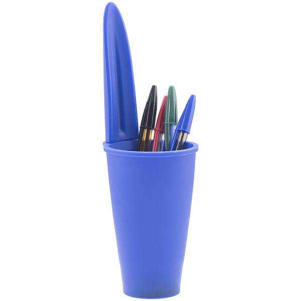 جامدادی رومیزی بیک به همراه 4 عدد خودکار هدیه، Bic Desktop Pen Holder with 4 Free Bic Pens