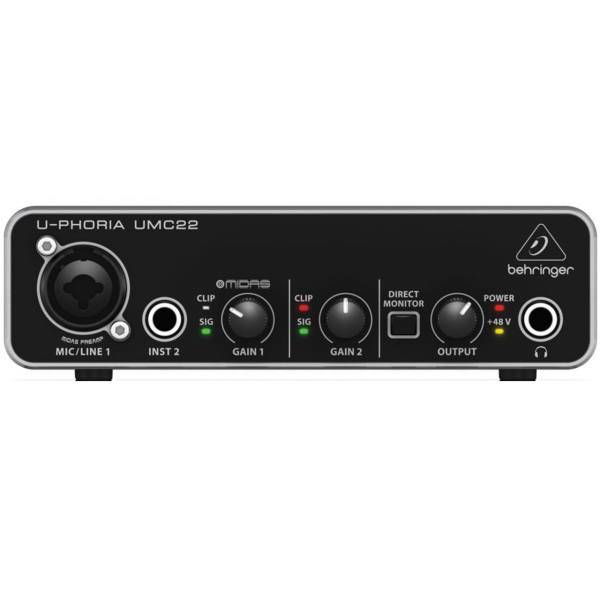 کارت صدای استودیو بهرینگر مدل UMC22، Behringer UMC22 Studio Sound Card