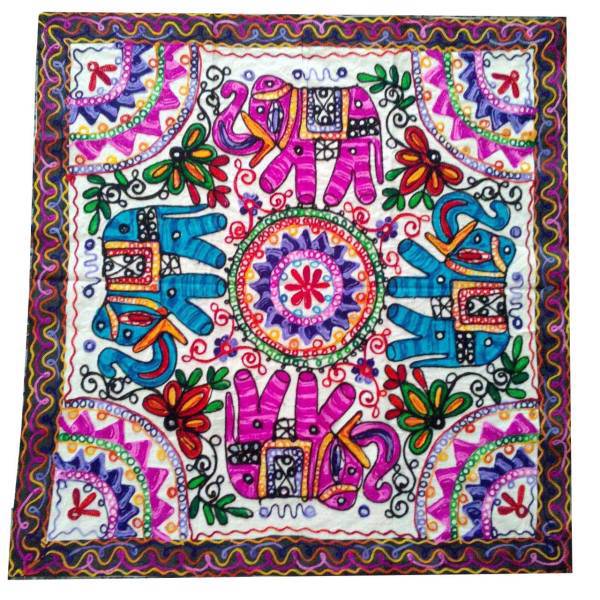 رومیزی سوزن دوزی مدل خامه دوزی کد C-108، Needlework Table Cloth C-108