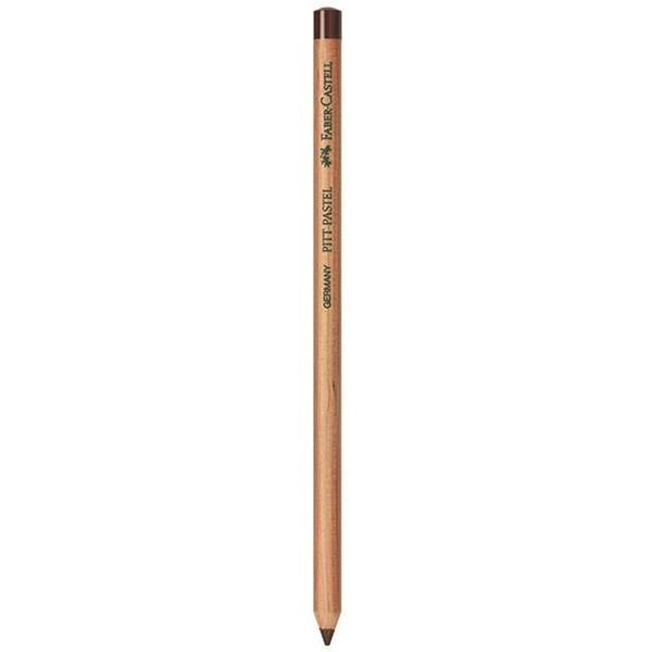 مداد پاستل قهوه ای تیره Faber Castell مدل Pitt، Faber Castell Pitt Pastel Pencil - Dark Brown 177