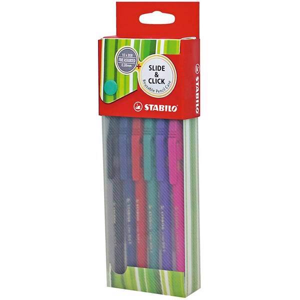خودکار استابیلو مدل لاینر 808 - بسته 10 عددی، Stabilo Liner 808 - Pen Pack Of 10