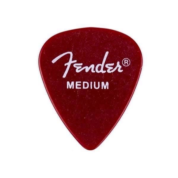 پیک گیتار الکتریک فندر مدل کالیفرنیا کلیرز مدیوم بسته‌ی 12 عددی، Fender 351 Shape California clears Medium Pics