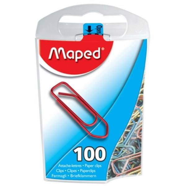 گیره کاغذ مپد کد 321011 - بسته 100 عددی، Maped Paper Clips Code 321011 - Pack of 100