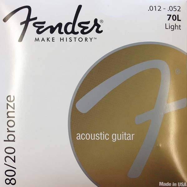 سیم گیتار آکوستیک فندر مدل 70L 0730070403، Fender 70L 0730070403 Acoustic Guitar String