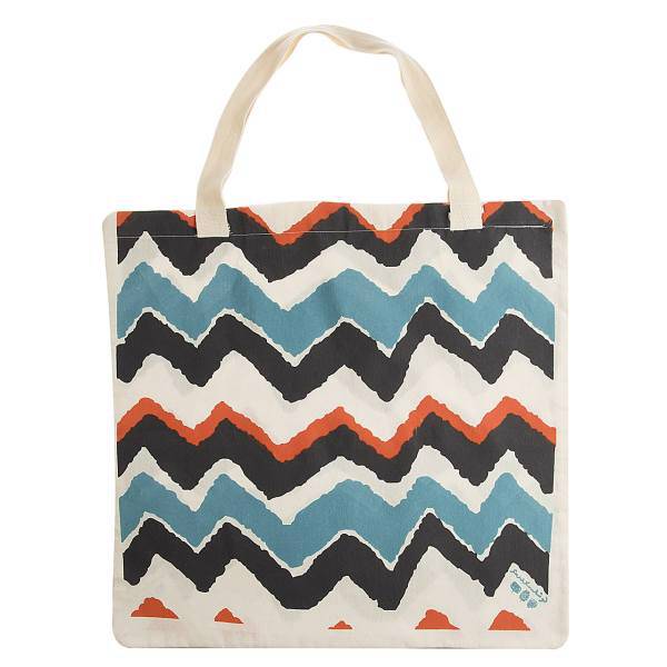 ساک خرید گوشه طرح زیگزاگ، Gooshe Zigzag Design Shopping Bag