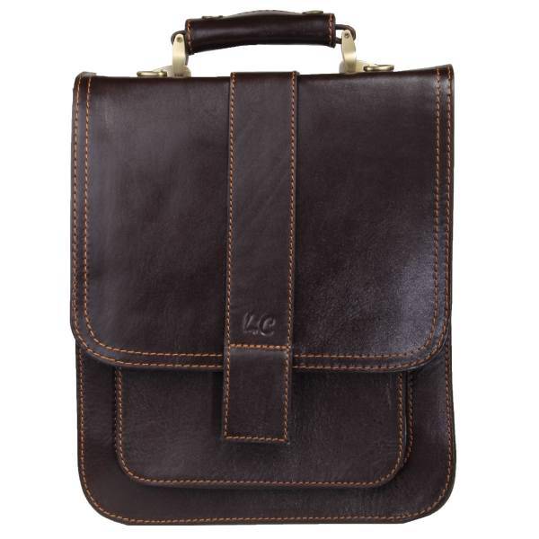 کیف دوشی چرم طبیعی شهر چرم مدل 3-111339، Leather City 111339-3 Leather Shuolder Bag