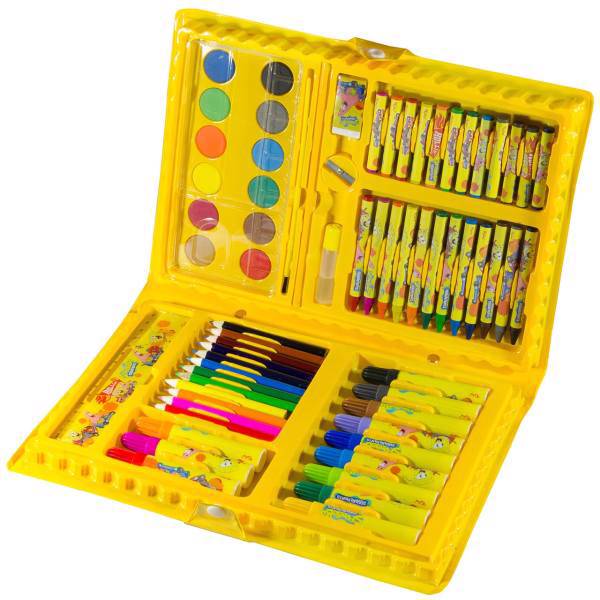 ست نقاشی 68 تکه کیکو مدل باب اسفنجی کد 21، Kiku Sponge Bob 21 Drawing Set of 68 pcs