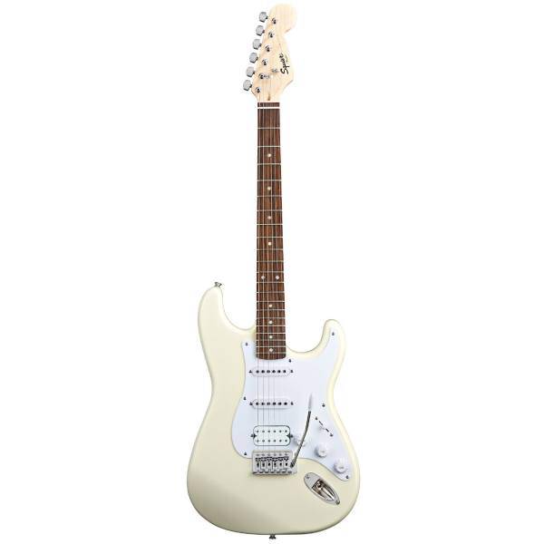 گیتار الکتریک فندر مدل Squier Bullet Strat with Tremolo HSS Arctic White، Fender Squier Bullet Strat with Tremolo HSS Arctic White Electric Guitar