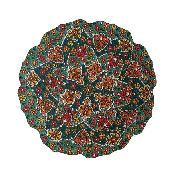 بشقاب سفالی طرحدار کد 10