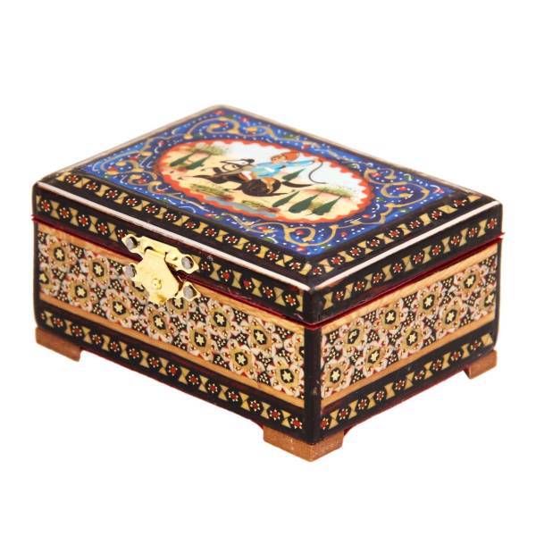 جعبه جواهرات خاتم کاری مارک اخوان مارکت لند MKH221