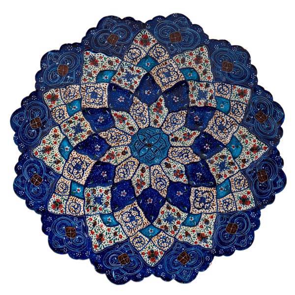 بشقاب میناکاری رستا طرح 265-15-102 قطر 20 سانتی متر