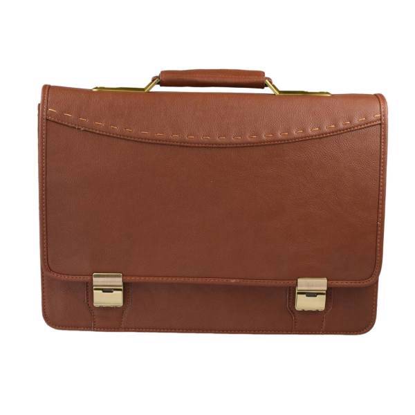 کیف اداری چرم مصنوعی پارینه مدل P105-7، Parine P105-7 Leather Briefcase