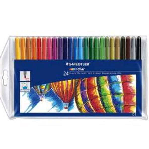 ماژیک رنگ آمیزی استدلر مدل نوریس کلاب - بسته 24 رنگ، Staedtler Noris Club Color Pencil - Pack of 24