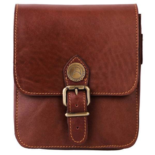 کیف دوشی چرم طبیعی گالری چرم همدان کد 226003، Hamedan Leather 226003 Leather Bag