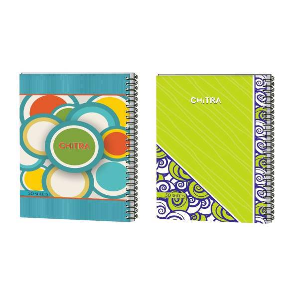 دفتر مشق چیترا کد2-013 مجموعه 2 عددی، Chitra 013-2 Homework Notebook Set 2 Pcs