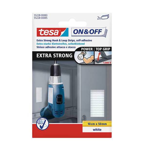 چسب نواری تزا مدل 55228، tesa ON OFF Extra Strong Strips