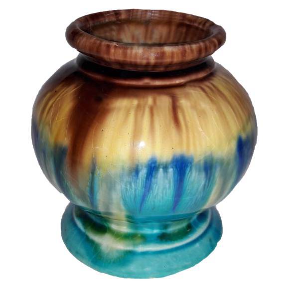 گلدان سفالی طرح چند رنگ مدل Colorful-d