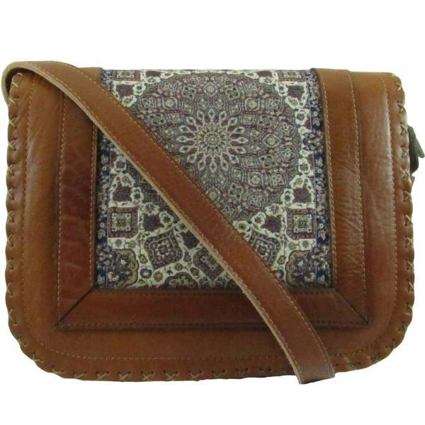 کیف رودوشی زنانه چرم طبیعی برندزکالا مدل ترمه BK-604، Model BK-604 Women Shoulder Bag