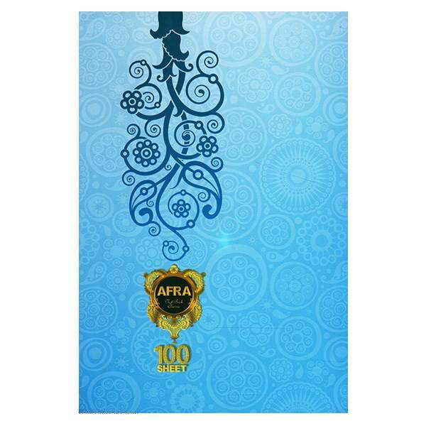 دفتر افرا 100 برگ طرح 7، Afra 100 Sheets Notebook Type 7