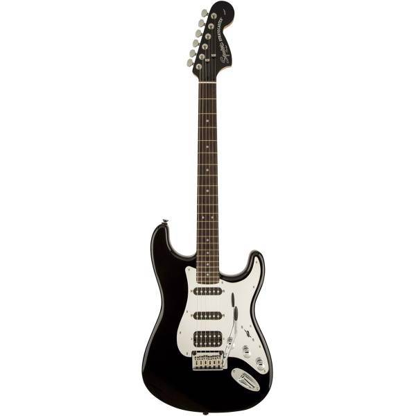 گیتار الکتریک فندر مدل Squier Black And Chrome Standard Stratocaster HSS، Fender Squier Black And Chrome Standard Stratocaster HSS Electric Guitar